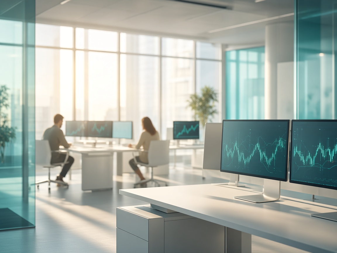 Nuvaultance product and support colleagues working together in a bright contemporary Canadian office